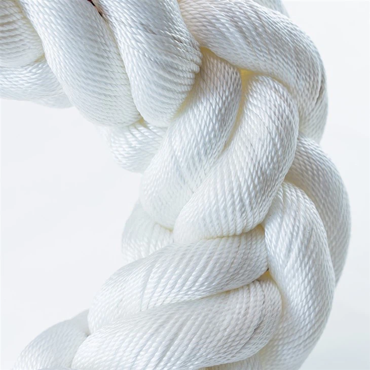 8 Strands White PP Multi Vessel Rope